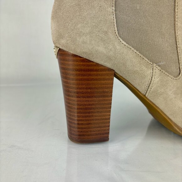 MICHAEL KORS Grey Suede Chelsea Ankle Boots sz 10 Excellent condition - Picture 5 of 11